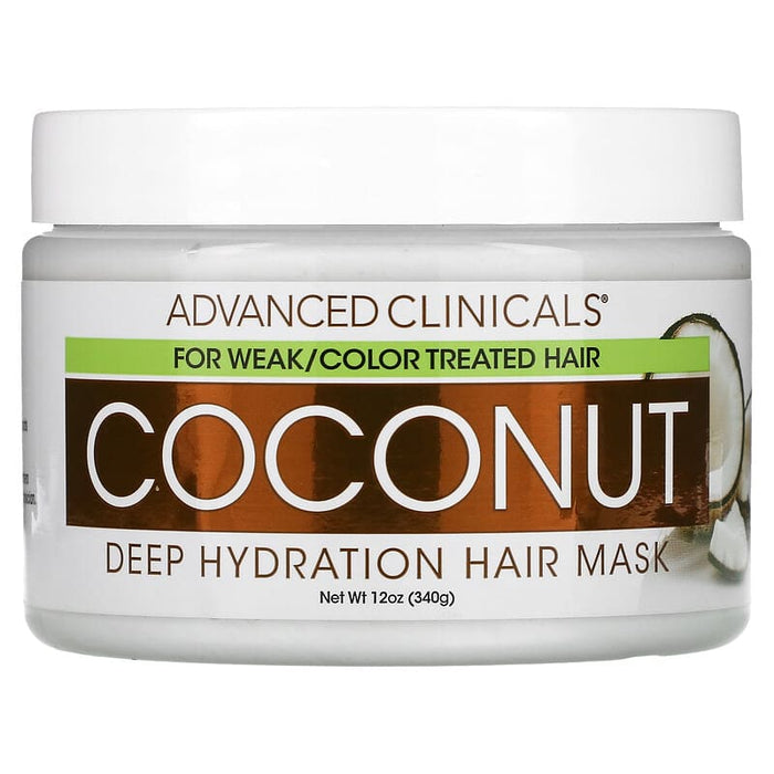 Advanced Clinicals, Dry Hair Rescue, Castor Oil, 12 oz (340 g)
