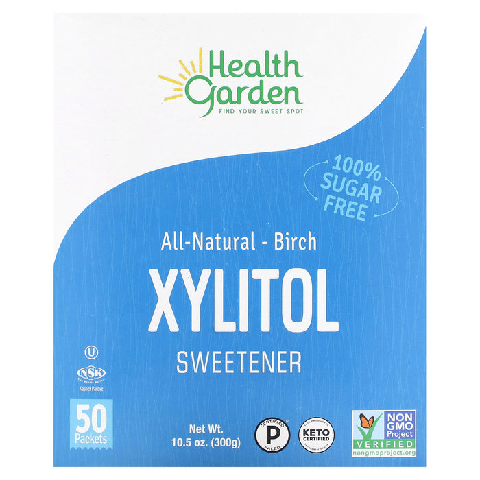 Health Garden, Xylitol Sweetener, 50 Packets, 0.21 oz (6 g) Each