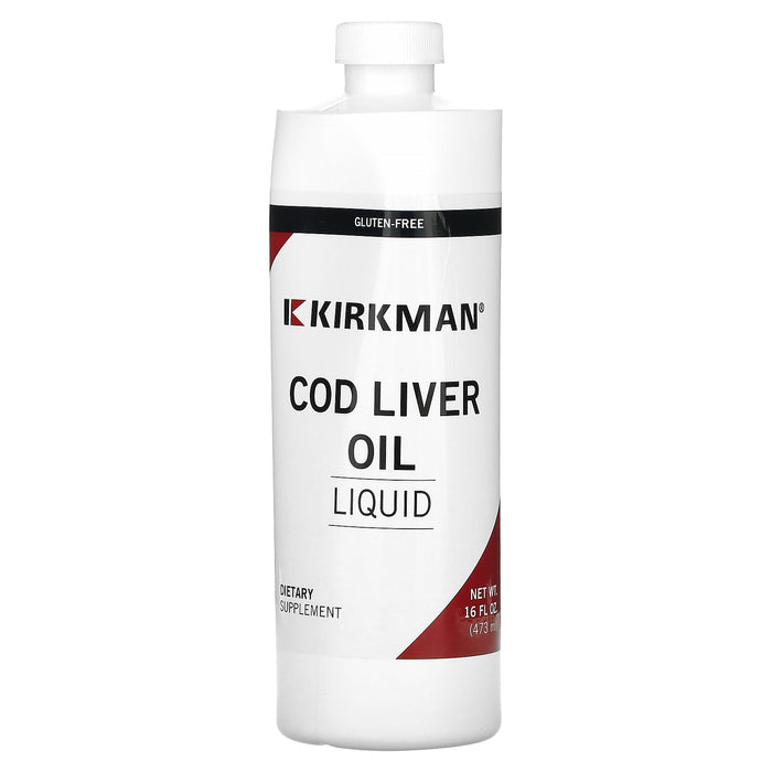 Kirkman Labs, Cod Liver Oil Liquid, 16 fl oz (473 ml)