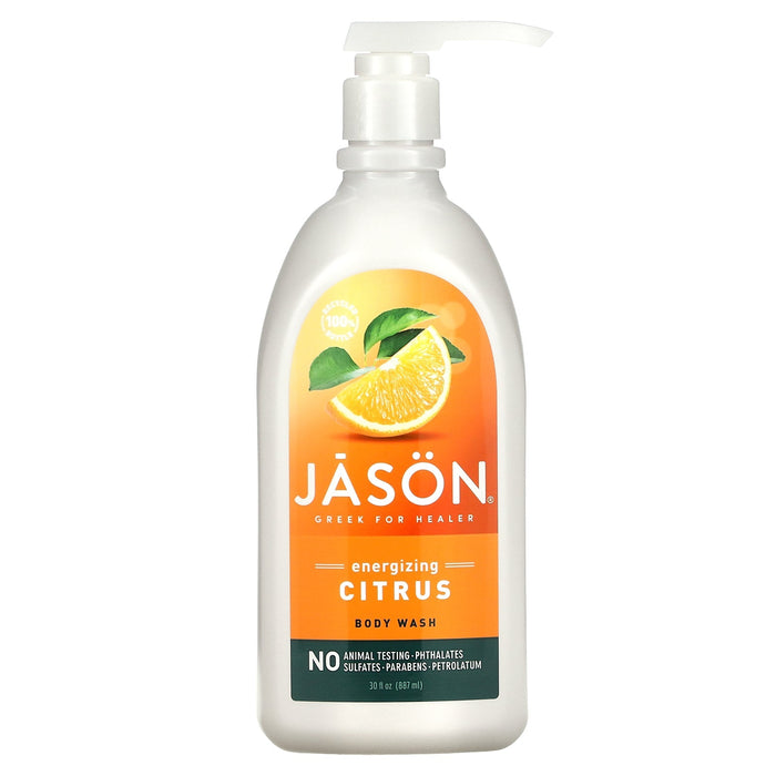 Jason Natural, Body Wash, Invigorating Rosewater, 30 fl oz (887 ml)