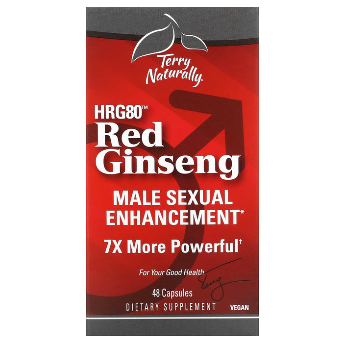Terry Naturally, Red Ginseng, Male Sexual Enhancement, 48 Capsules