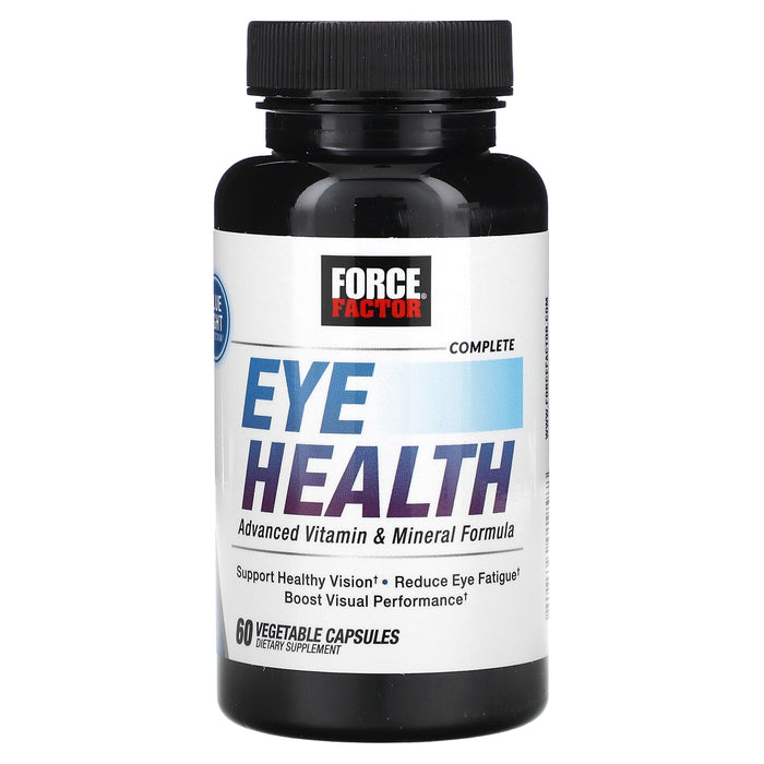 Force Factor, Complete Eye Health, Advanced Vitamin & Mineral Formula, 60 Vegetable Capsules