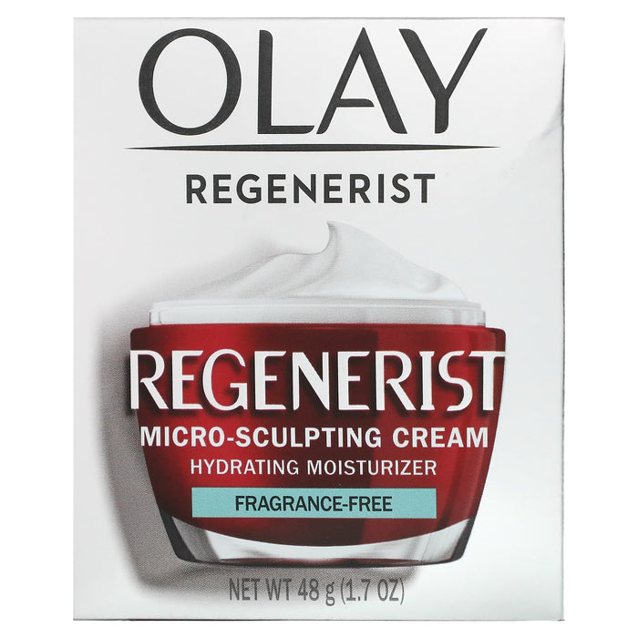 Olay, Regenerist, Micro-Sculpting Cream, Fragrance-Free, 1.7 oz (48 g)