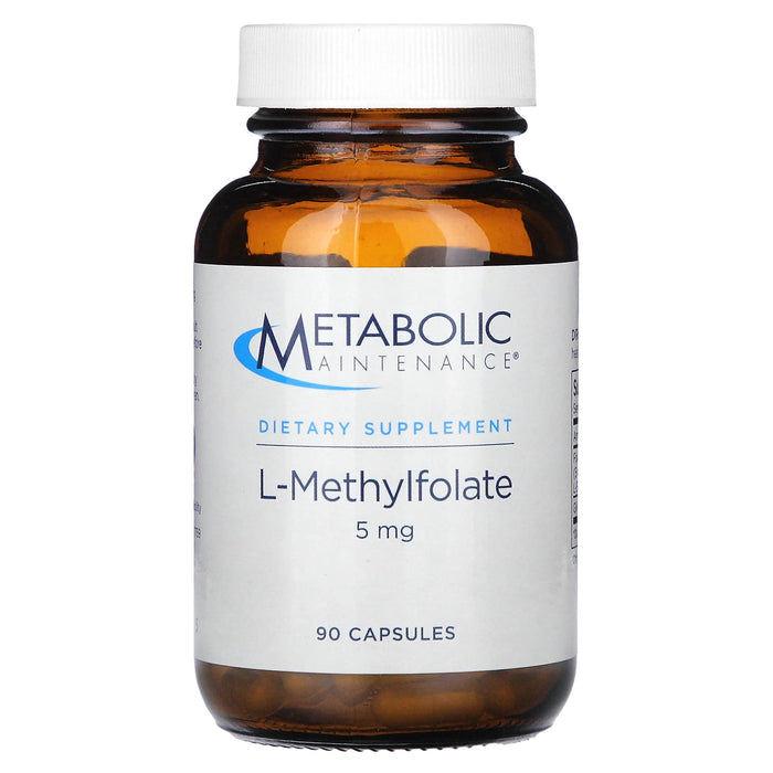 Metabolic Maintenance, L-Methylfolate, 5 mg, 90 Capsules