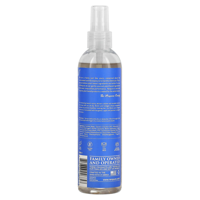 Renpure, Biotin + Collagen Thickening Leave-In Spray, 8 fl oz (236 ml)