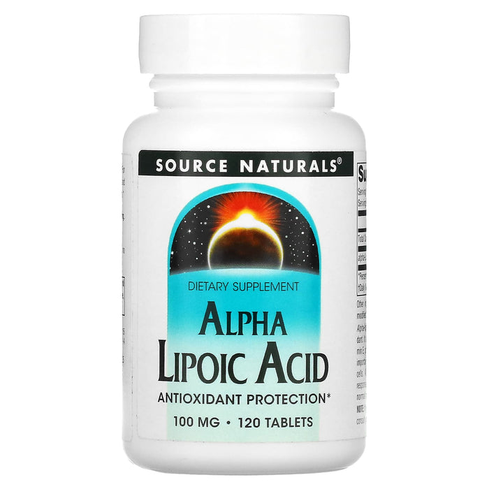 Source Naturals, Alpha Lipoic Acid, 200 mg, 120 Tablets