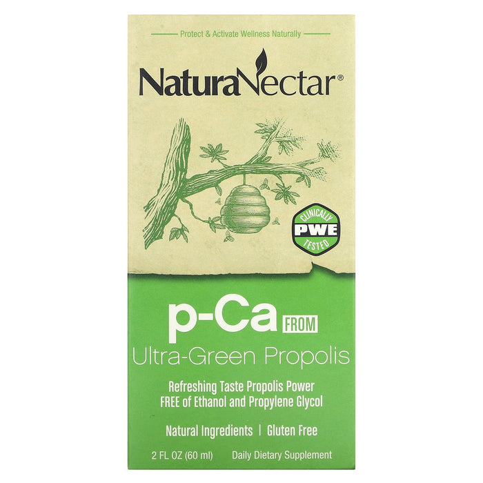 NaturaNectar, p-Ca From Ultra-Green Propolis, 2 fl oz (60 ml)