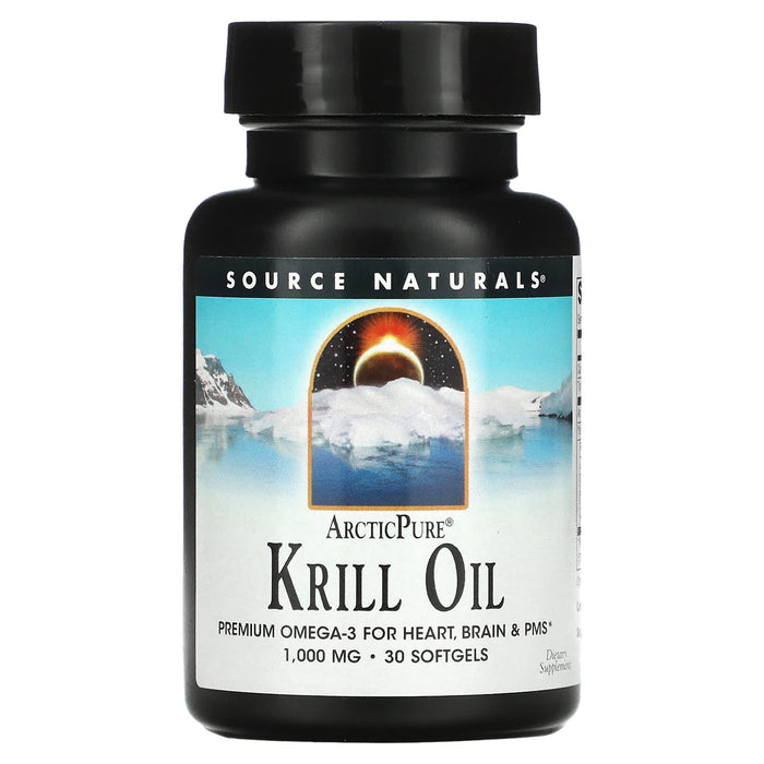 Source Naturals, ArcticPure, Krill Oil, 500 mg, 120 Softgels