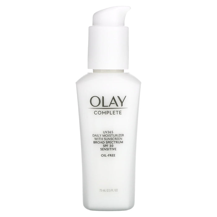 Olay, Complete, UV365 Daily Moisturizer, SPF 30, Sensitive, 2.5 fl oz (75 ml)