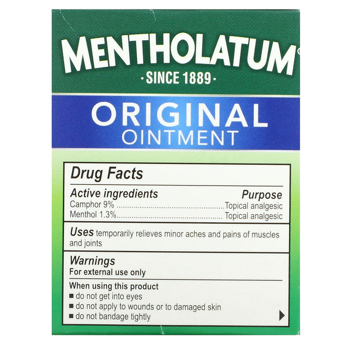Mentholatum, Original Ointment, 3 oz (85 g)