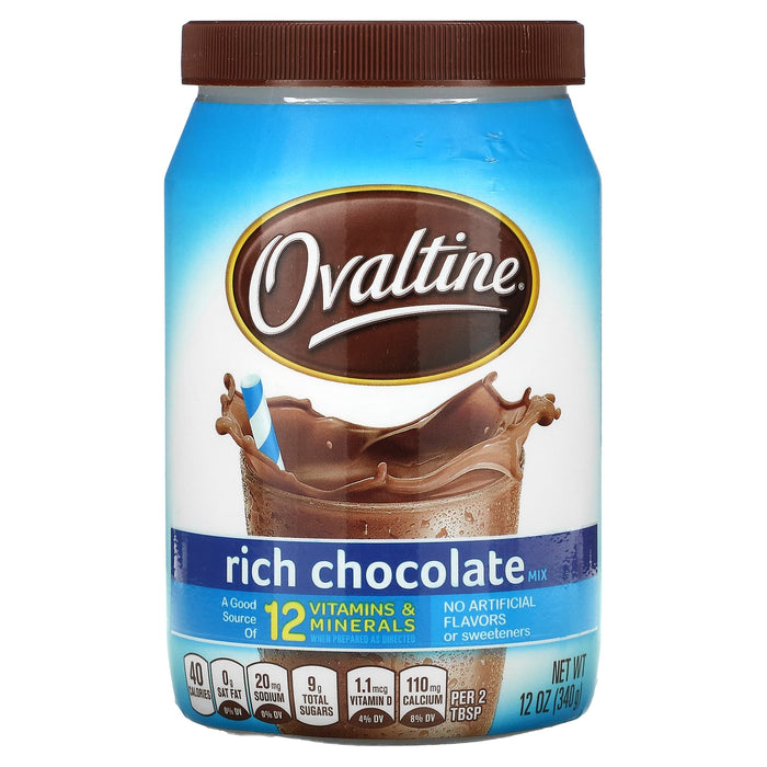 Ovaltine, Rich Chocolate Mix, 12 oz (340 g)