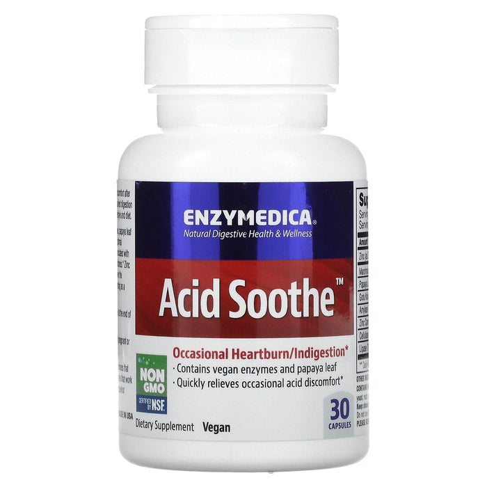 Enzymedica, Acid Soothe, 90 Capsules