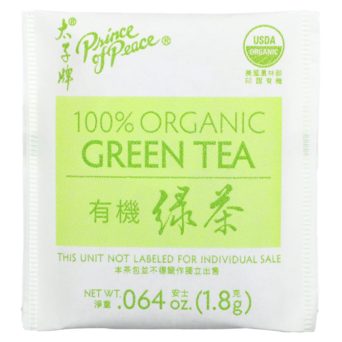 Prince of Peace, 100% Organic Green Tea, 100 Tea Bags, 6.35 oz (180 g)