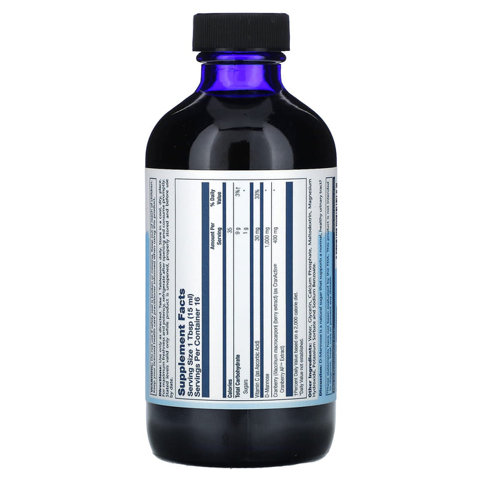 Solaray, Liquid, CranActin D-Mannose, 400 mg, 8 fl oz (236 ml)