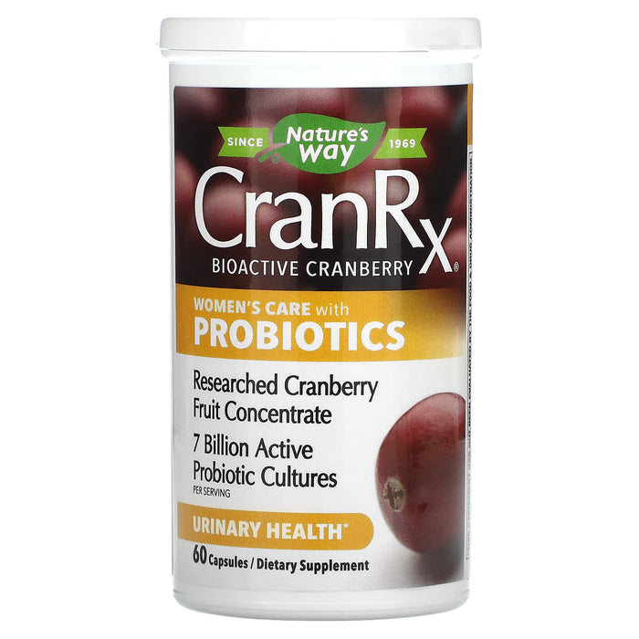 Nature's Way, CranRx, Women's Care with Probiotics, 60 Capsules