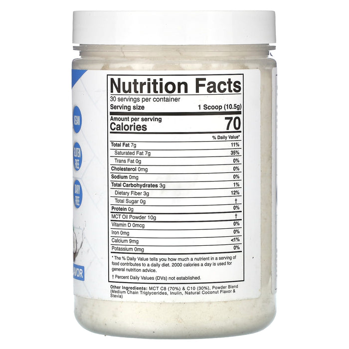 Divine Health, Dr Colbert M.D. MCT Oil Powder, Coconut Cream, 11.11 oz (315 g)