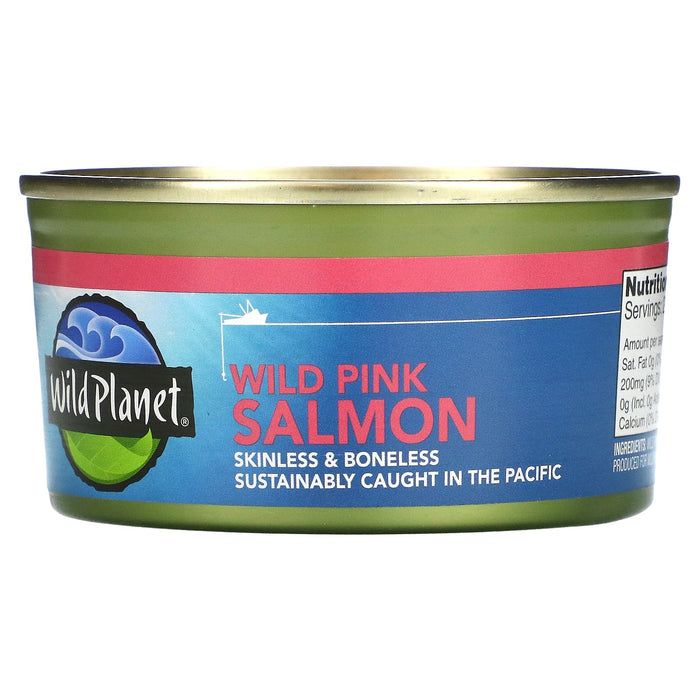 Wild Planet, Wild Pink Salmon, Skinless & Boneless, 3 oz (85 g)