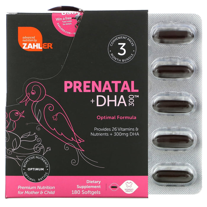 Zahler, Prenatal + DHA 300, 120 Softgels