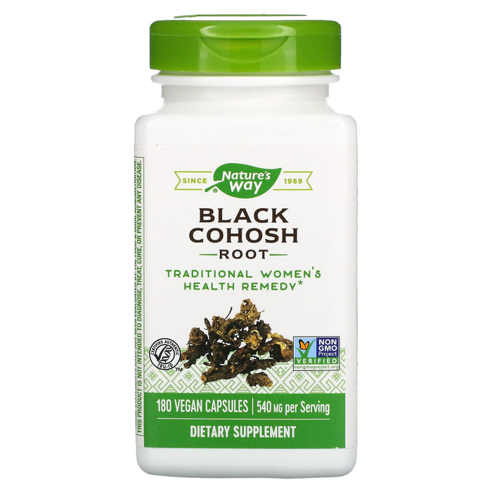 Nature's Way, Black Cohosh Root, 540 mg, 100 Vegan Capsules