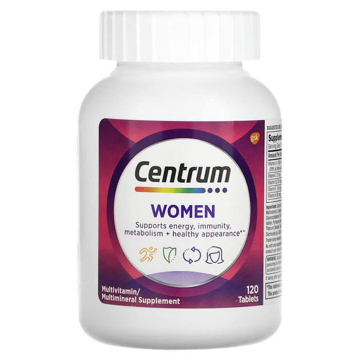 Centrum, Women Multivitamin, 120 Tablets