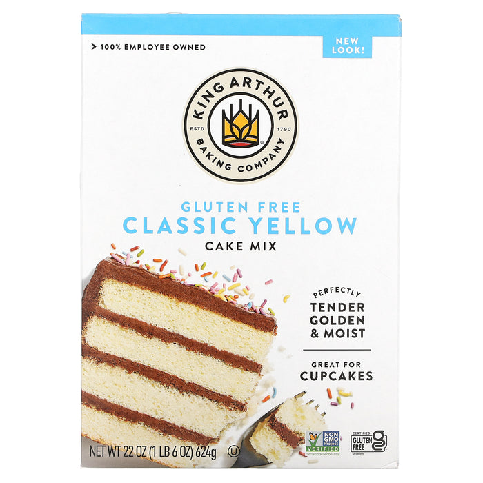King Arthur Flour, Classic Yellow Cake Mix, Gluten Free, 22 oz (624 g)