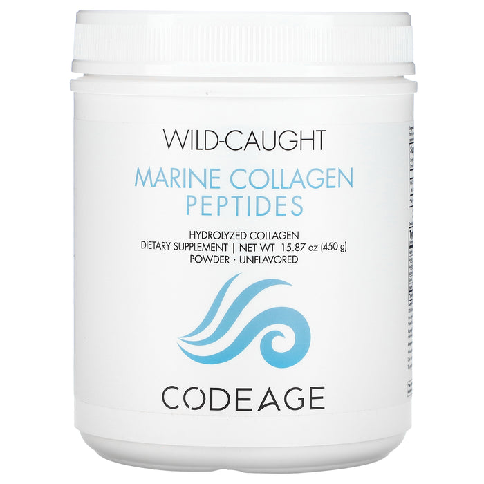 Codeage, Wild-Caught Marine Collagen Peptides, Unflavored, 15.87 oz (450 g)