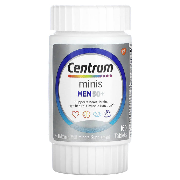 Centrum, Men 50+, Minis, Multivitamin/Multivitamin, 160 Tablets