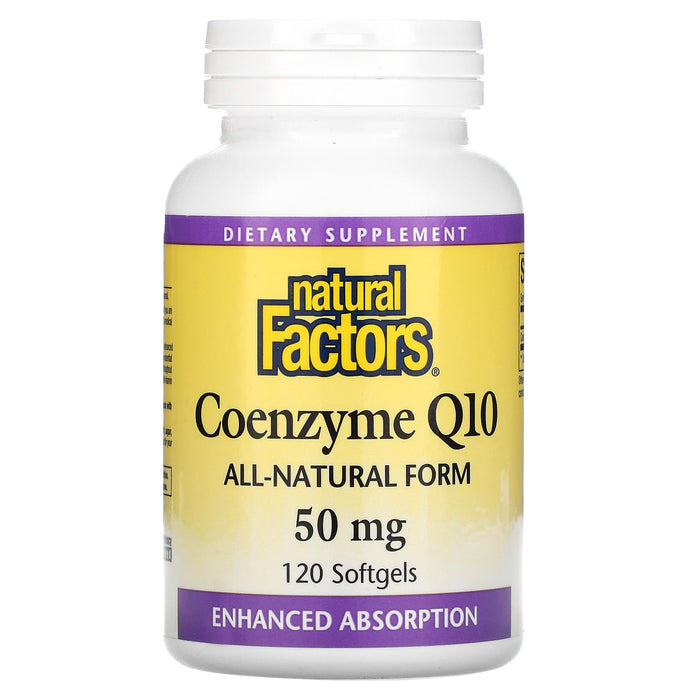 Natural Factors, Coenzyme Q10, 100 mg, 30 Softgels