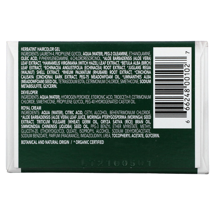 Herbatint (Antica Herbavita), Permanent Haircolor Gel, 3N, Dark Chestnut, 4.56 fl oz (135 ml)