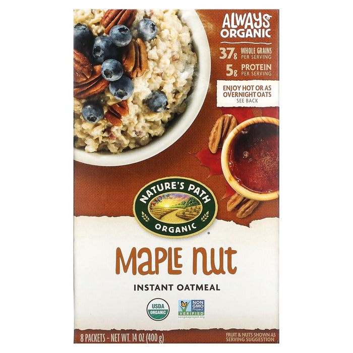 Nature's Path, Organic Instant Oatmeal, Original, 8 Packets, 14 oz (400 g)