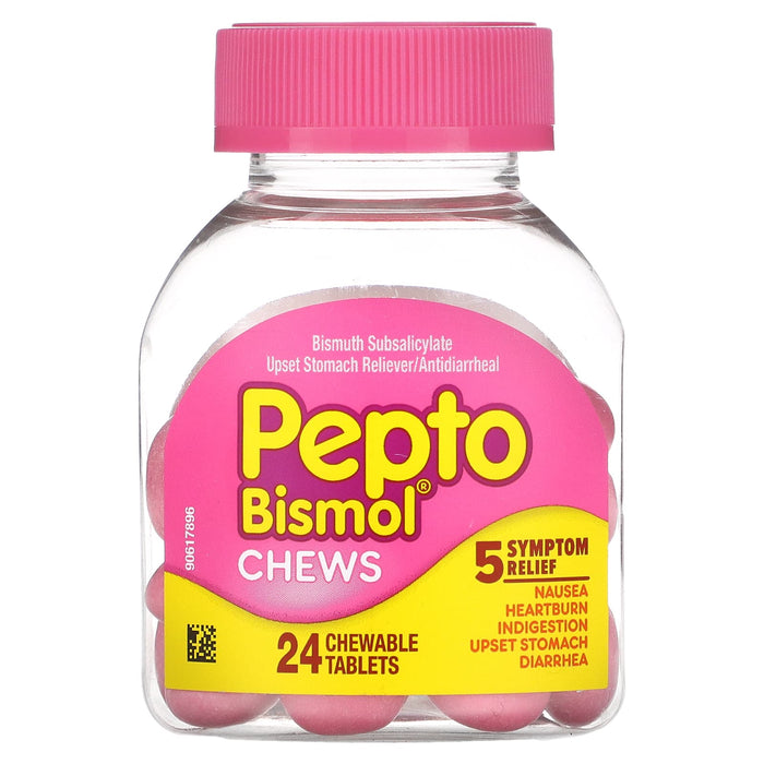 Pepto Bismol, Pepto Bismol Chews, 24 Chewable Tablets