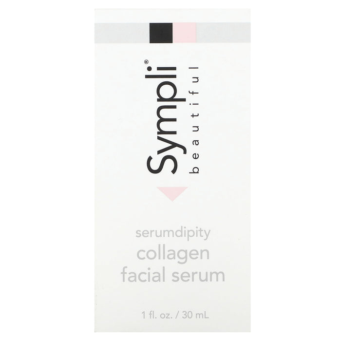 Sympli Beautiful, Serumdipity, Age Refining Collagen Facial Serum, 1 fl oz (30 ml)