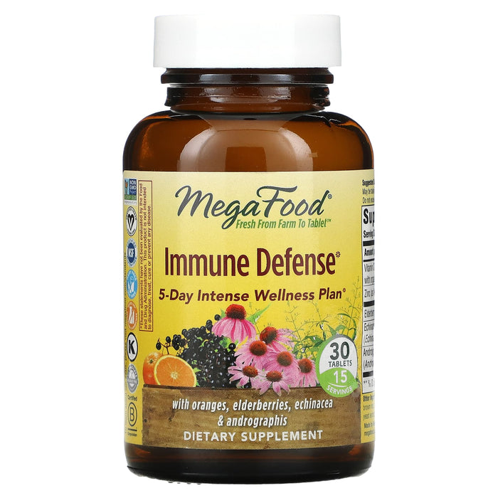 MegaFood, Immune Defense, 30 Tablets