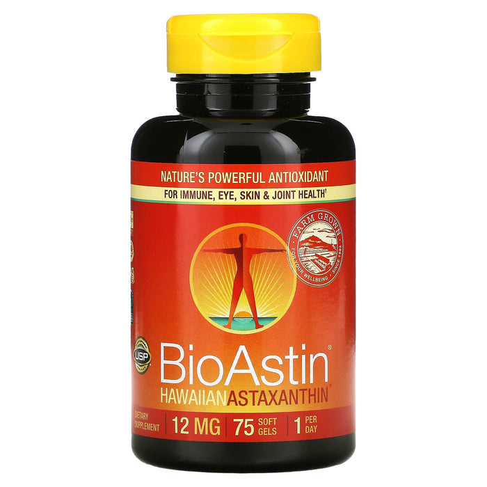Nutrex Hawaii, BioAstin, Hawaiian Astaxanthin, 4 mg, 60 Soft Gels