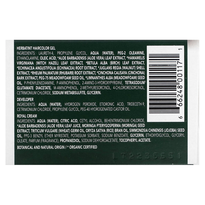 Herbatint (Antica Herbavita), Permanent Haircolor Gel, 7M, Mahogany Blonde, 4.56 fl oz (135 ml)
