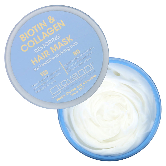 Giovanni, Biotin & Collagen Restoring Hair Mask, 10 fl oz (295 ml)
