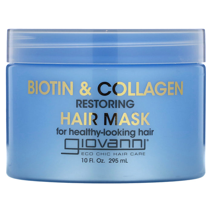 Giovanni, Biotin & Collagen Restoring Hair Mask, 10 fl oz (295 ml)