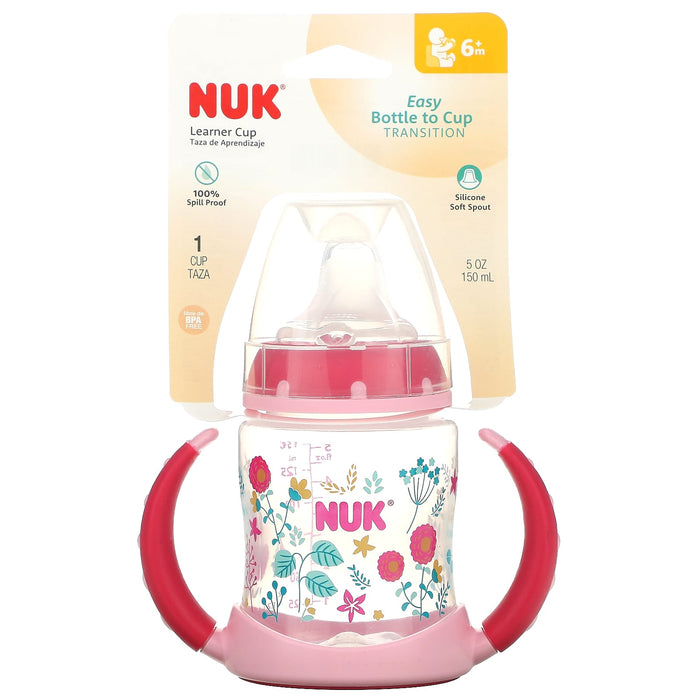 NUK, Learner Cup, 6+ Months, Aqua, 5 oz (150 ml)