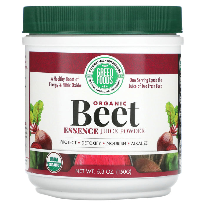 Green Foods Corporation, Organic Beet Essence Juice Powder, 5.3 oz (150 g)