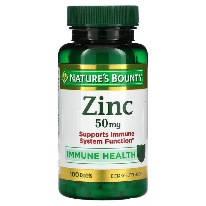 Nature's Bounty, Zinc, 50 mg, 200 Caplets