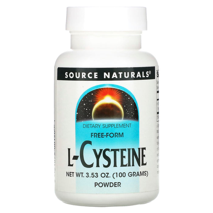 Source Naturals, L-Cysteine, Free Foam Powder, 3.53 oz (100 g)