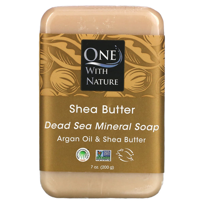 One with Nature, Triple Milled Mineral Soap Bar, Sulfur & Chamomile, 7 oz (200 g)