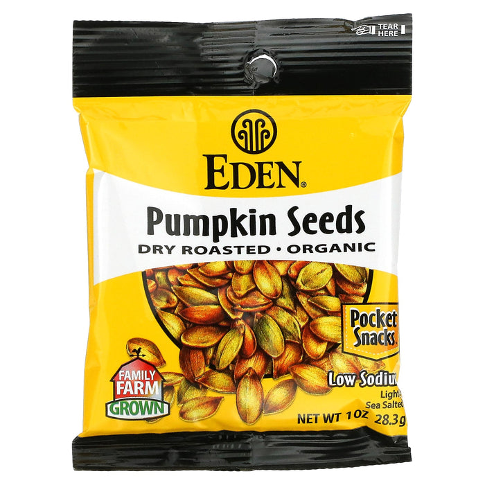 Eden Foods, Organic, Pumpkin Seeds, Dry Roasted, 4 oz (113 g)