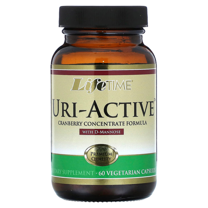 LifeTime Vitamins, Uri-Active, Cranberry Concentrate Formula with D-Mannose, 60 Vegetarian Capsules