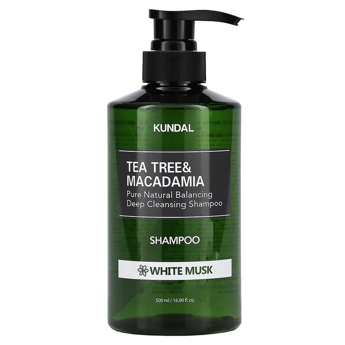 Kundal, Tea Tree & Macadamia, Shampoo, White Musk, 16.9 fl oz (500 ml)