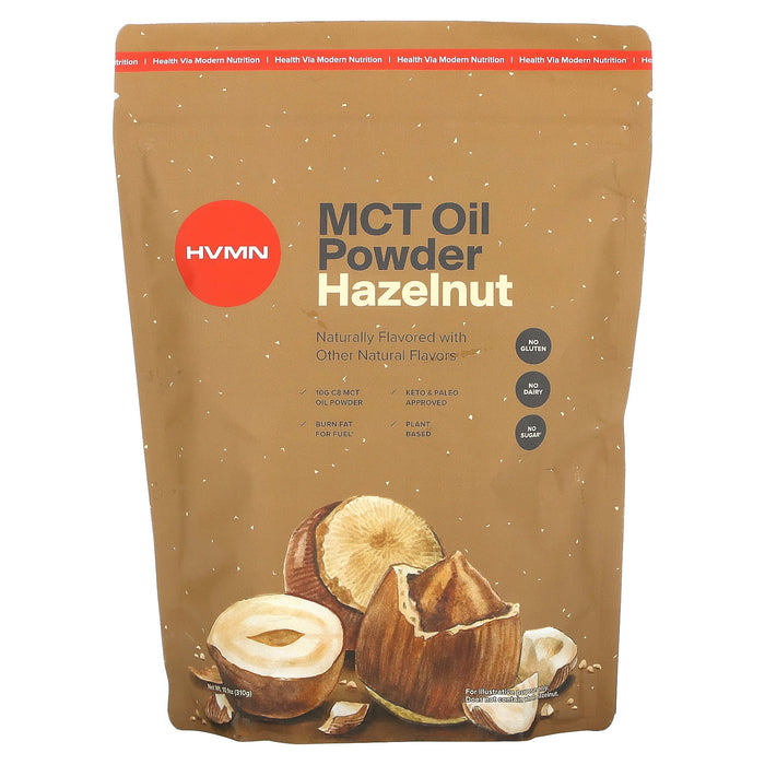 HVMN, MCT Oil Powder, Hazelnut, 10.9 oz (310 g)