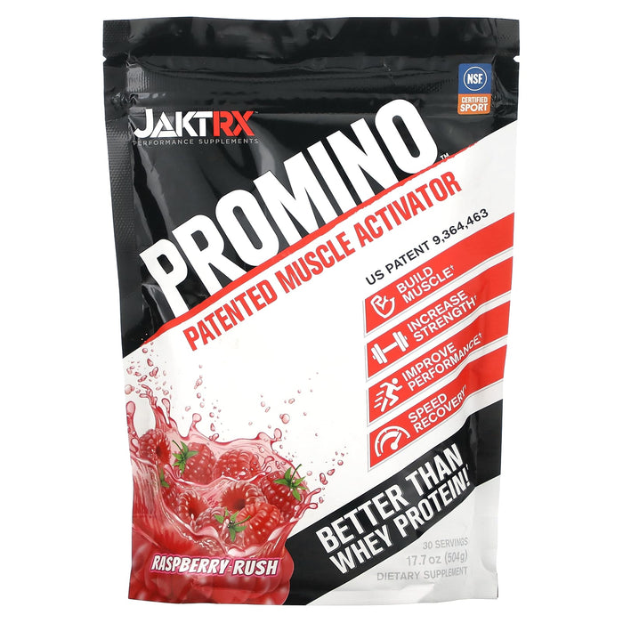JAKTRX, Promino Patented Muscle Activator, Raspberry Rush, 17.7 oz (504 g)