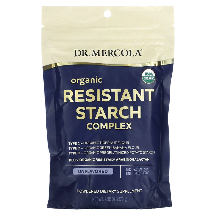 Dr. Mercola, Organic Resistant Starch Complex, Unflavored, 9.52 oz (270 g)