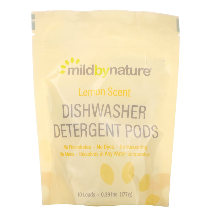 Mild By Nature, Automatic Dishwashing Detergent Pods, Lemon Scent, 60 Loads, 2.38 lbs, 36.48 oz (1,077 g)