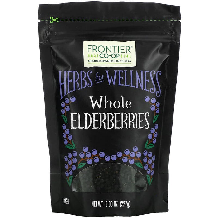 Frontier Co-op, Whole Elderberries, 8 oz (227 g)